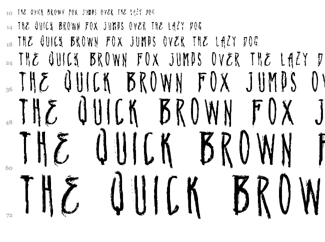 Vtks Natural font waterfall